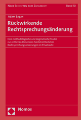 R&uuml;ckwirkende Rechtsprechungs&auml;nderung - Adam Sagan