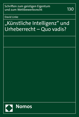 &bdquo;K&uuml;nstliche Intelligenz&ldquo; und Urheberrecht &ndash; Quo vadis? - David Linke