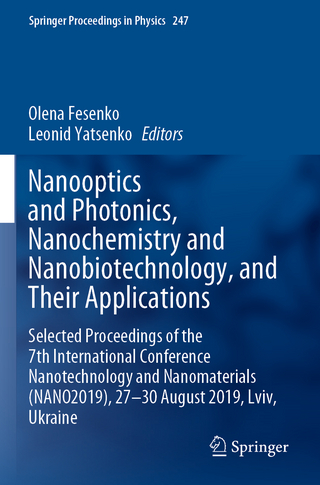 Nanooptics and Photonics, Nanochemistry and Nanobiotechnology, and Their Applications