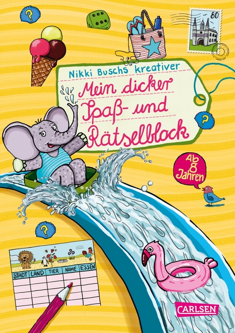 R&auml;tselspa&szlig; Grundschule: Mein dicker Spa&szlig;- und R&auml;tselblock - Nikki Busch