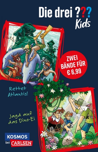 Die drei ??? Kids: Doppelband mit Rettet Atlantis! und Jagd auf das Dino-Ei