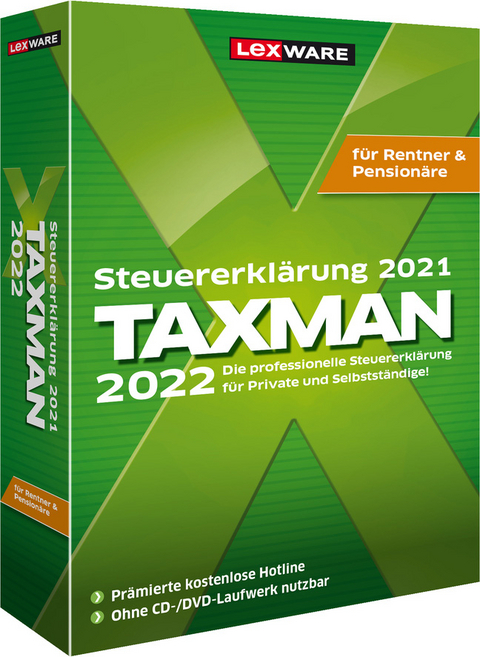 TAXMAN 2022 f&uuml;r Rentner & Pension&auml;re