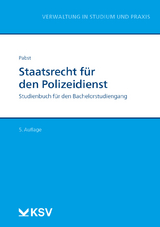 Staatsrecht f&uuml;r den Polizeidienst - Heinz J Pabst