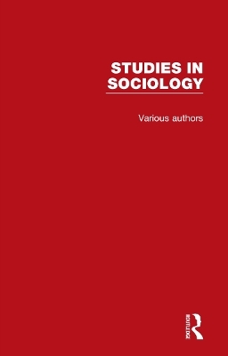 Studies in Sociology -  Various authors