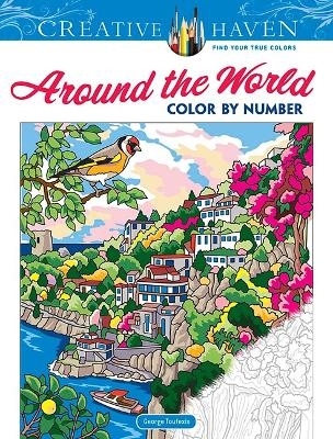 Creative Haven Around the World Color by Number - George Toufexis