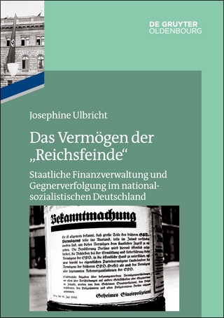 Das Reichsfinanzministerium im Nationalsozialismus / Das Vermögen der 