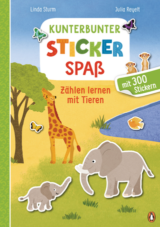 Kunterbunter Stickerspaß - Zählen lernen mit Tieren