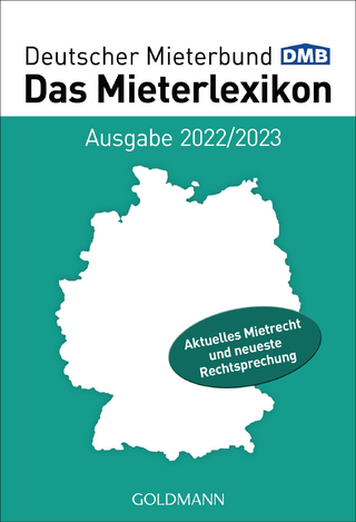 Das Mieterlexikon - Ausgabe 2022/2023 - Deutscher Mieterbund Verlag GmbH