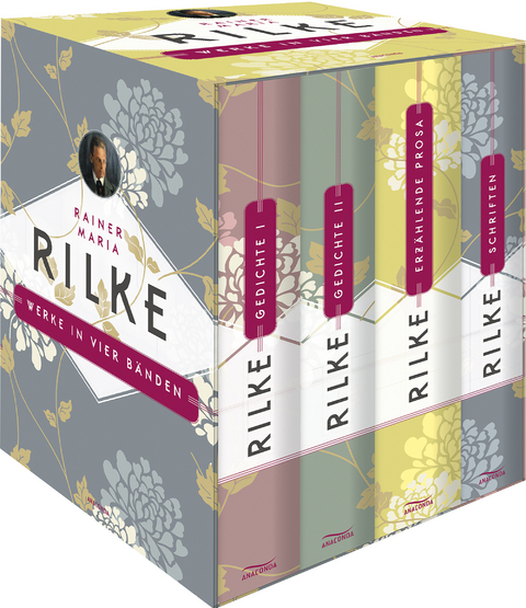 Rainer Maria Rilke, Werke in vier B&auml;nden (Gedichte I - Gedichte II - Erz&auml;hlende Prosa - Schriften) (4 B&auml;nde im Schuber) - Rainer Maria Rilke