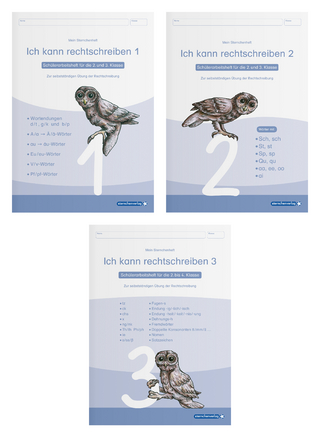 Ich kann rechtschreiben 1 bis 3 - Schülerarbeitshefte für die 2. bis 4. Klasse - neues Design