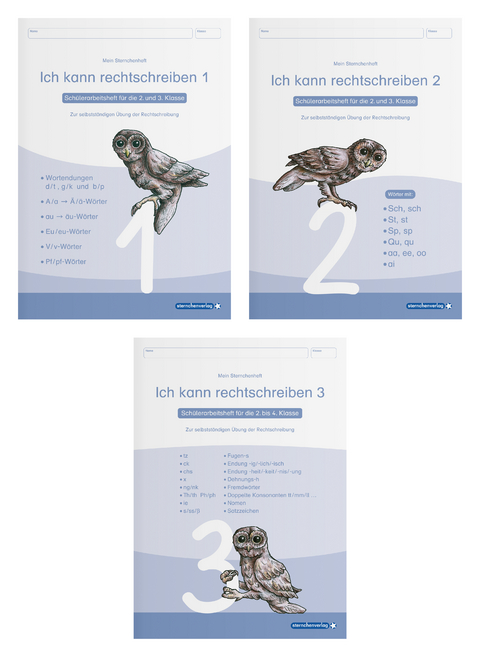 Ich kann rechtschreiben 1 bis 3 - Sch&uuml;lerarbeitshefte f&uuml;r die 2. bis 4. Klasse - neues Design - Katrin Langhans