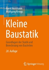Kleine Baustatik - Herrmann, Horst; Krings, Wolfgang