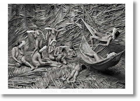 Sebasti&atilde;o Salgado. Amaz&ocirc;nia. Poster &lsquo;Zo'e Women&rsquo;