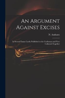An Argument Against Excises - 