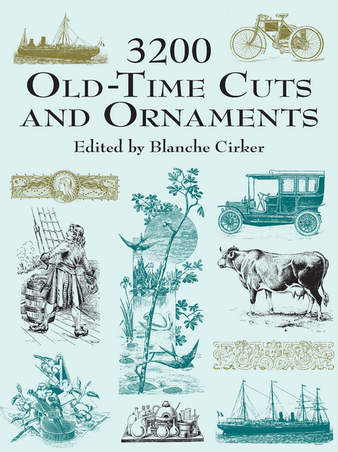 3200 Old-Time Cuts and Ornaments - 