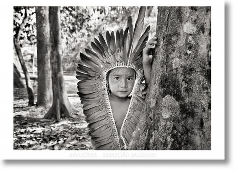 Salgado. Amaz&ocirc;nia. Poster &lsquo;Yawanawa Girl&rsquo;