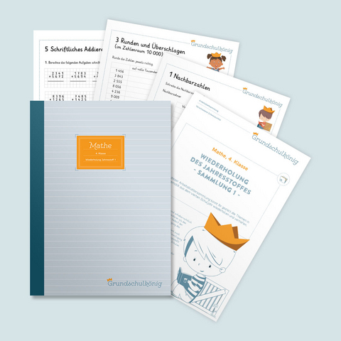 Grundschule - Mathe, 4. Klasse: Wiederholung des Jahresstoffs - Teil 1 - Anja Mahl, Manuela Winter