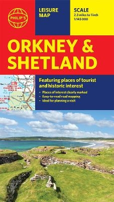 Philip's Orkney and Shetland: Leisure and Tourist Map -  Philip's Maps