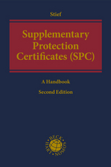 Supplementary Protection Certificates (SPC) - Stief, Marco