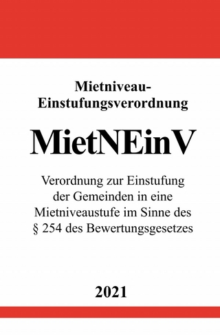 Mietniveau-Einstufungsverordnung (MietNEinV)