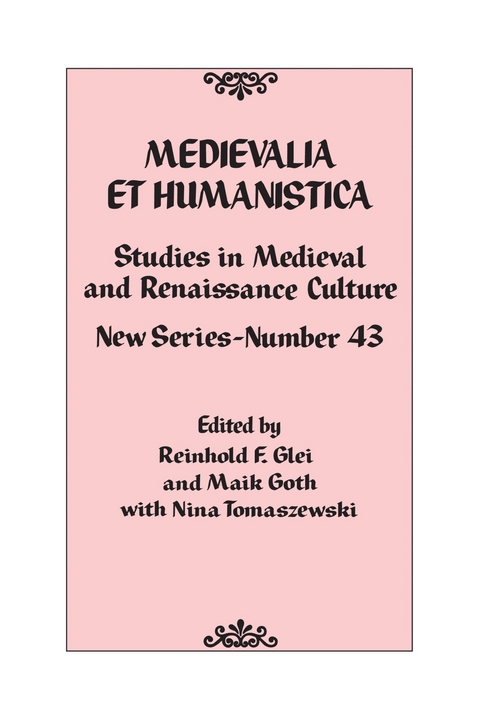 Medievalia et Humanistica, No. 43 - 