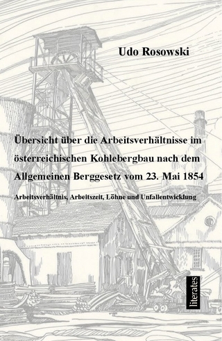 Übersicht über die Arbeitsverhältnisse im österreichischen Kohlebergbau nach dem Allgemeinen Berggesetz von 23. Mai 1854