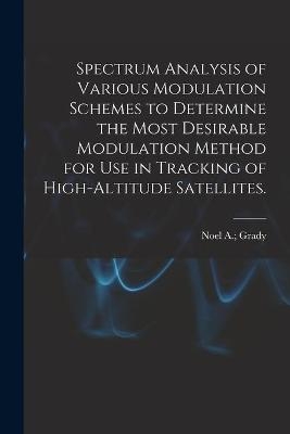 Spectrum Analysis of Various Modulation Schemes to Determine the Most Desirable Modulation Method for Use in Tracking of High-altitude Satellites. - 