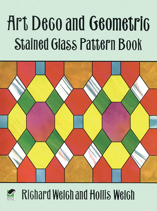 Art Deco and Geometric Stained Glass Pattern Book