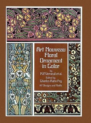 Art Nouveau Floral Ornament in Color