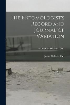 The Entomologist's Record and Journal of Variation; v.116