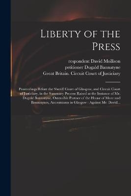 Liberty of the Press - 