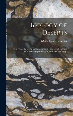 Biology of Deserts