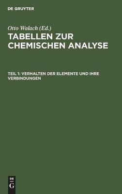 Verhalten der Elemente und ihre Verbindungen - Otto Wallach