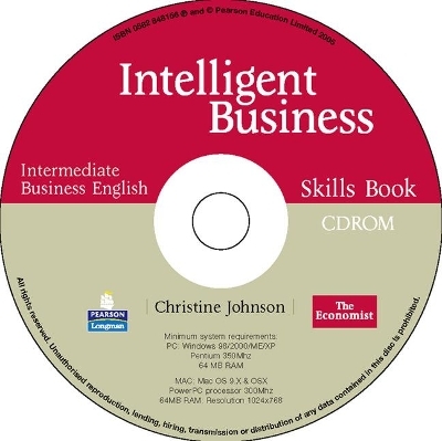 Intelligent Business Intermediate Skills Book CD ROM for pack - Christine Johnson