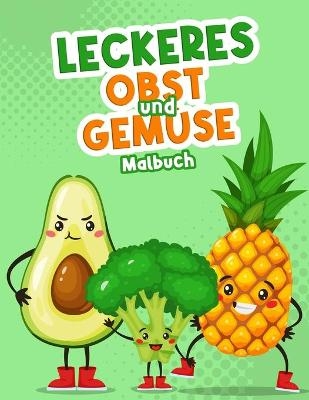 Leckeres Obst und Gem&Atilde;&frac14;se Malbuch -  DoubleExpo