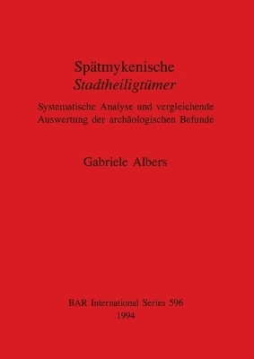 Spätmykenische Stadtheiligtümer