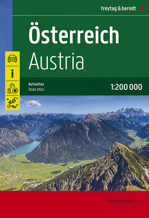 &Ouml;sterreich, Stra&szlig;en-Atlas 1:200.000, freytag & berndt