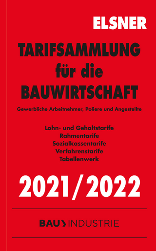 Tarifsammlung für die Bauwirtschaft 2021/2022