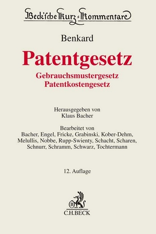Patentgesetz, Gebrauchsmustergesetz, Patentkostengesetz