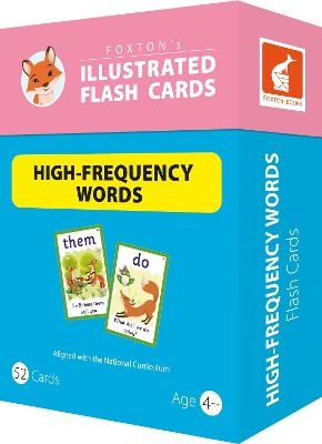 Illustrated High-Frequency Words Flash Cards for Reception, Year 1 and Year 2 - Perfect for Home Learning - with 100 Colourful Illustrations - Foxton Books