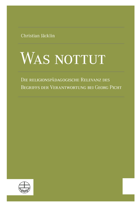 Was nottut - Christian J&auml;cklin