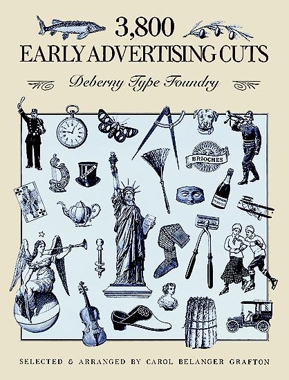 3,800 Early Advertising Cuts -  Deberny Type Foundry