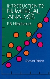 Introduction to Numerical Analysis - F. B. Hildebrand