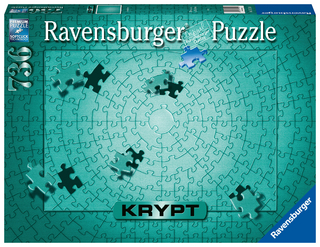 Ravensburger Puzzle 17151 - Krypt Puzzle Metallic Mint - Schweres Puzzle für Erwachsene und Kinder ab 14 Jahren, mit 736 Teilen