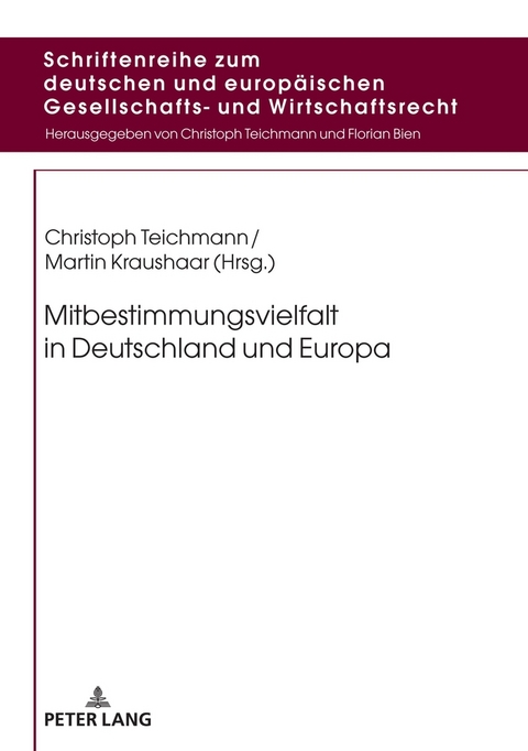 Mitbestimmungsvielfalt in Deutschland und Europa - 