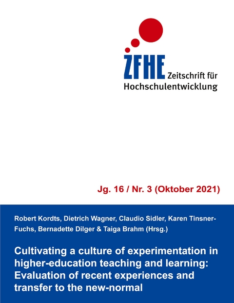 Cultivating a culture of experimentation in higher-education teaching and learning - 