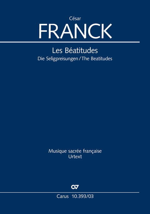 Les B&eacute;atitudes (Klavierauszug) - C&eacute;sar Franck