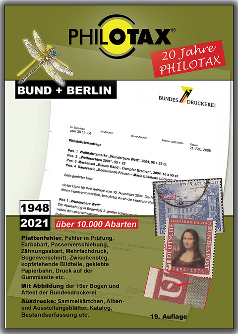 Abarten-Katalog Bund + Berlin 19.Auflage