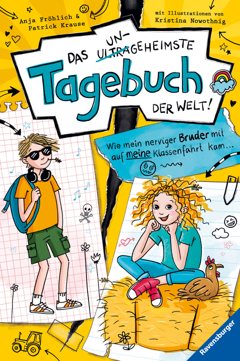 Das ungeheimste Tagebuch der Welt!, Band 3 - Wie mein nerviger Bruder mit auf meine Klassenfahrt kam ... - Anja Fr&ouml;hlich, Patrick Krause