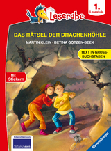 Leserabe 1. Lesestufe - DAS RÄTSEL DER DRACHENHÖHLE - Martin Klein
